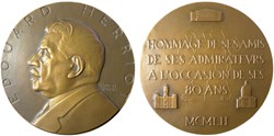 Edouard Herriot pour ses 80 ans par Marcel Renard, 1952