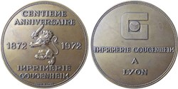 Imprimerie Gougenhein, centième anniversaire, 1972
