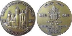Centenaire de la basilique de Fourvière, 1986