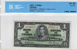Billet de 1 Dollar 1937