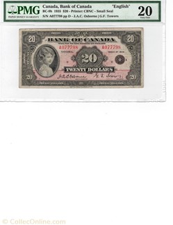 20 1935 de la Banque of Canada