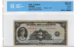 Billet de 2 dollars 1935