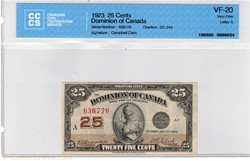 billets de 25 cents 1923