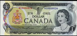 billet banque du canada 1973