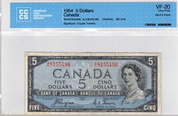 5 dollars 1954 BC-31a
