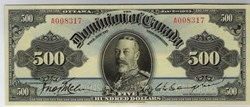 500 dollars 1925