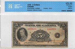 Billet de 5 dollars1935