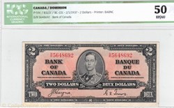 Billet de 2 dollars 1937