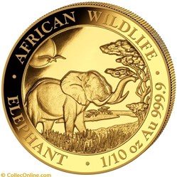 ( SOMALIE ) 2019 AFRICAN WILDLIFE ELEPHANT
