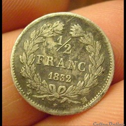 1/2 Franc Louis-Philippe 1832 MA