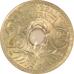 25 centimes Lindauer 1938