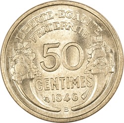 50 centimes Morlon 1946 B