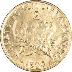 2 francs Semeuse 1920