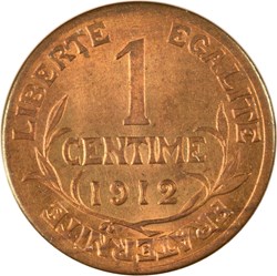 1 centime Daniel-Dupuis 1912