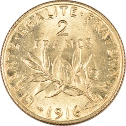 2 francs Semeuse 1916