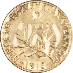 2 francs Semeuse 1918