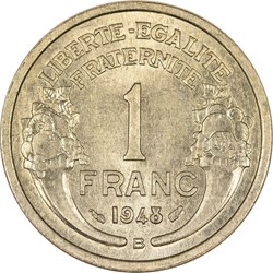 1 franc Morlon 1948 B