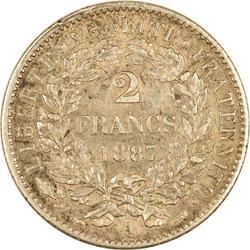 2 francs Cérès 1887 A