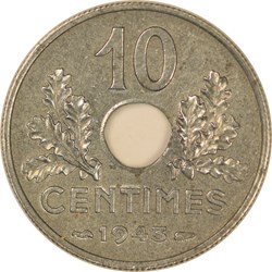 10 centimes Etat français 1943