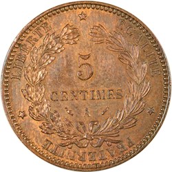 5 centimes Cérès 1896 A