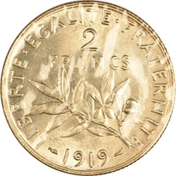 2 francs Semeuse 1919