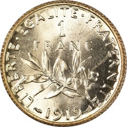 1 franc Semeuse 1919