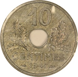 10 centimes Etat français 1941