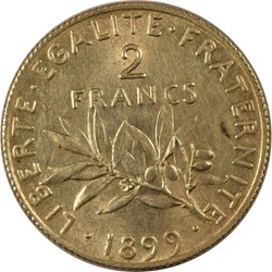 2 francs Semeuse 1899