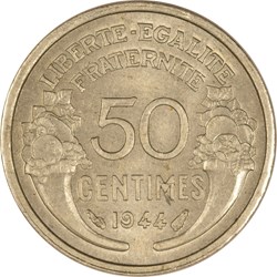 50 centimes Morlon 1944