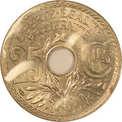 25 centimes Lindauer 1939