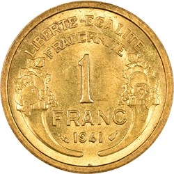 1 franc Morlon 1941