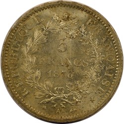 5 francs Hercule 1876 A