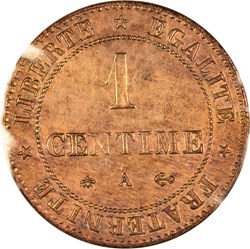 1 centime Cérès 1877 A
