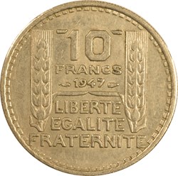 10 francs Turin 1947