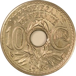 10 centimes Lindauer 1938