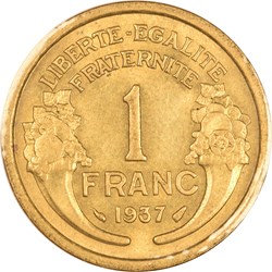 1 franc Morlon 1937