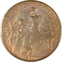10 centimes Daniel-Dupuis 1907