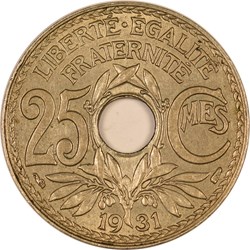 25 centimes Lindauer 1931