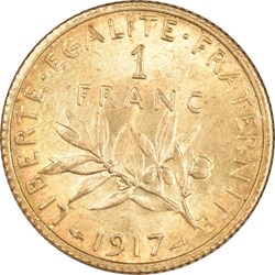 1 franc Semeuse 1917