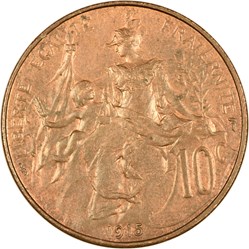 10 centimes Daniel-Dupuis 1915