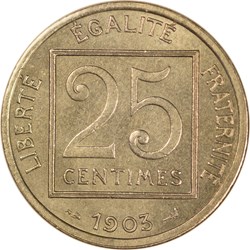 25 centimes Patey 1903