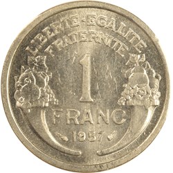 1 franc Morlon 1957