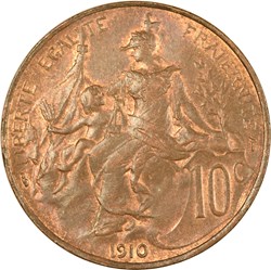 10 centimes Daniel-Dupuis 1910