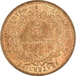 5 centimes Cérès 1897 A