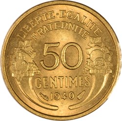 50 centimes Morlon 1940