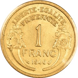1 franc Morlon 1940
