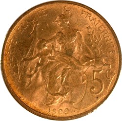 5 centimes Daniel-Dupuis 1899