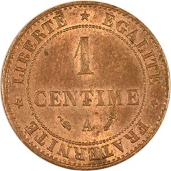 1 centime Cérès 1895 A