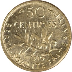 50 centimes Semeuse 1910