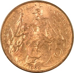 5 centimes Daniel-Dupuis 1902